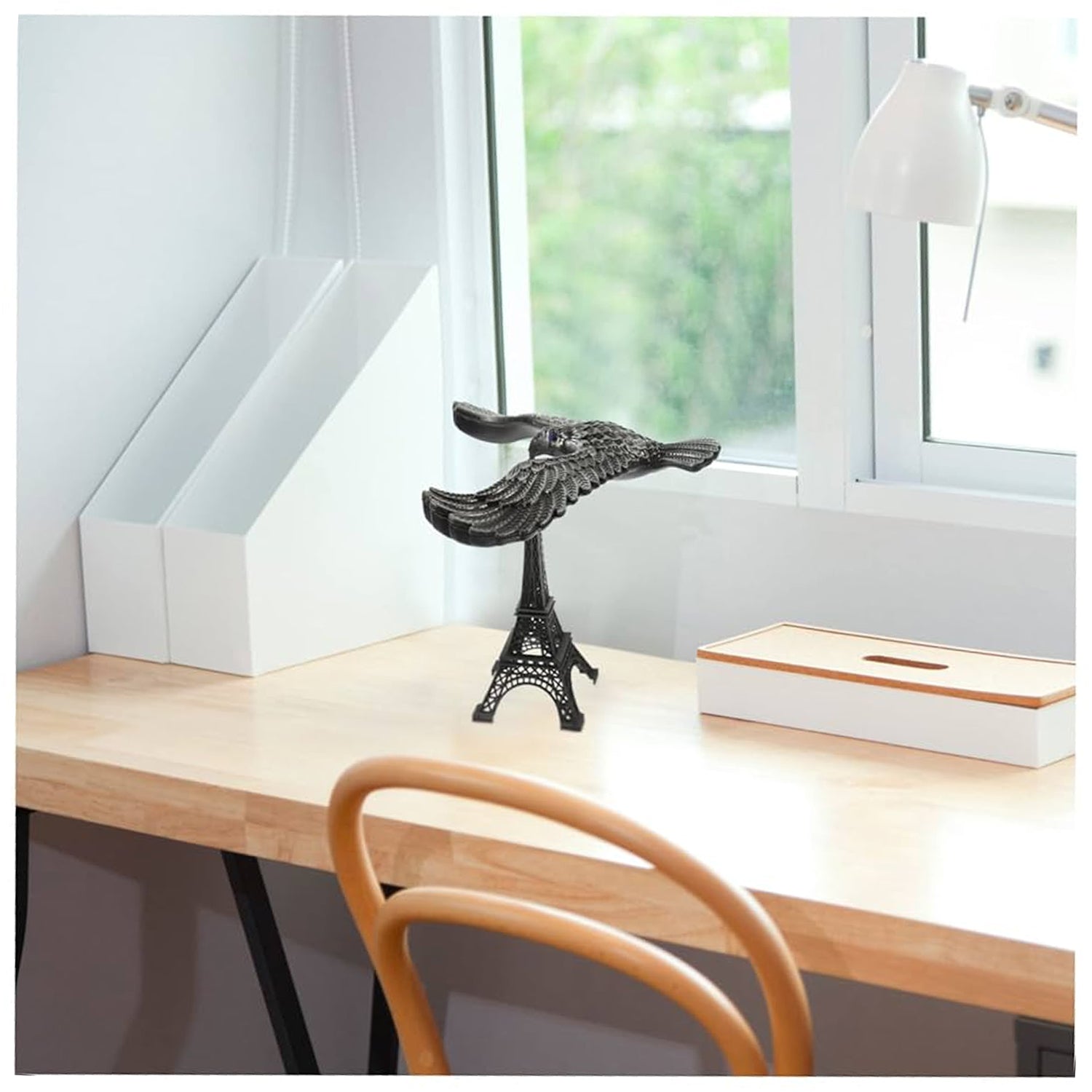 Balancing Bird Metal Eiffel Tower Statue Balance Eagle Toy (1 Set) Balancing Bird Metal Eiffel Tower Statue Balance Eagle Toy (1 Set)